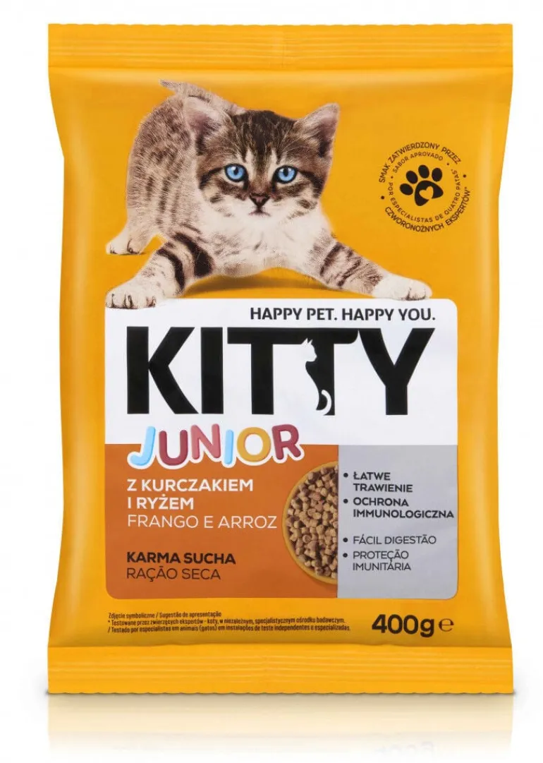 Comida Seca para Gato Júnior com Frango e Arroz