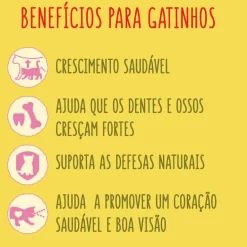Comida Seca para Gato Júnior com Frango e Peru