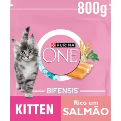 Comida Seca para Gato Júnior com Salmão