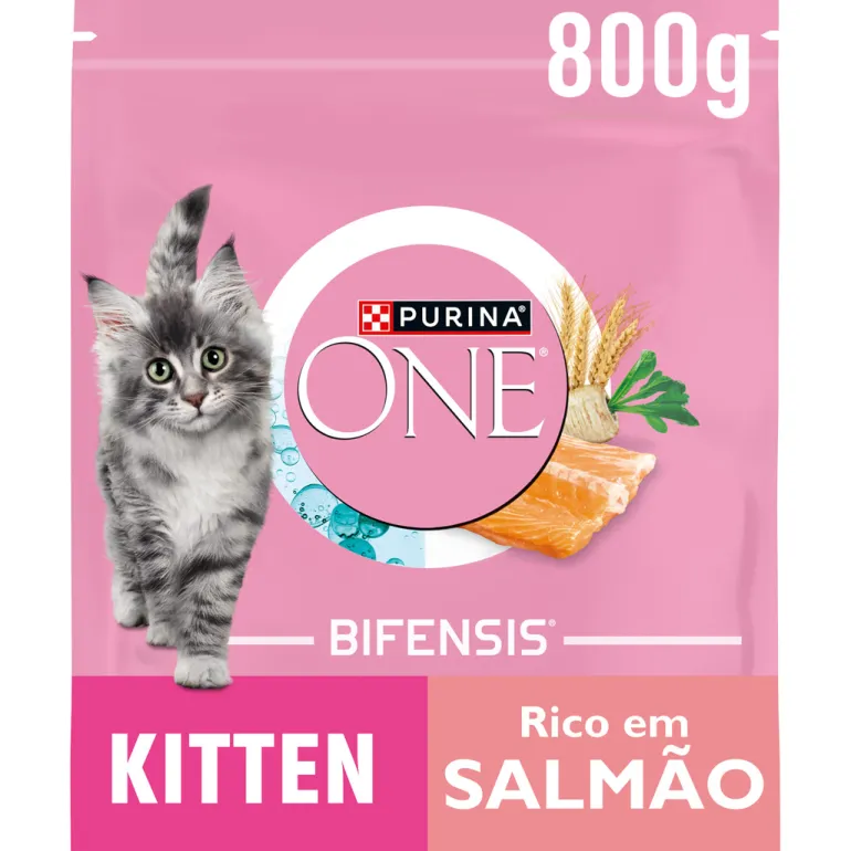 Comida Seca para Gato Júnior com Salmão