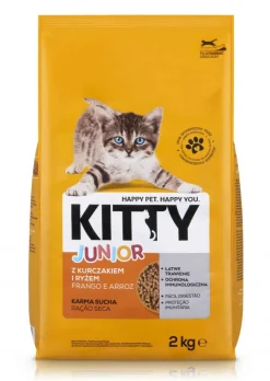 Comida Seca para Gato Júnior Frango e Arroz