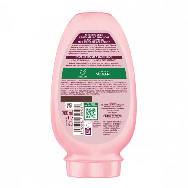 Condicionador Ultra Suave Uva Hidratante Regenerador