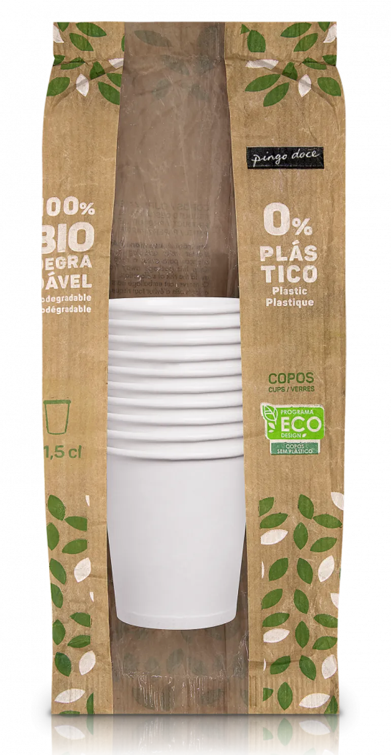 Copos de Cartão 11,5 cl Pingo Doce 10 un