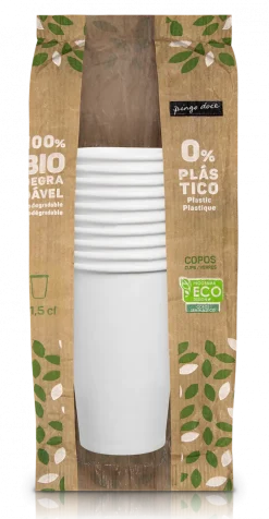Copos de Cartão 21,5 cl Pingo Doce 10 un