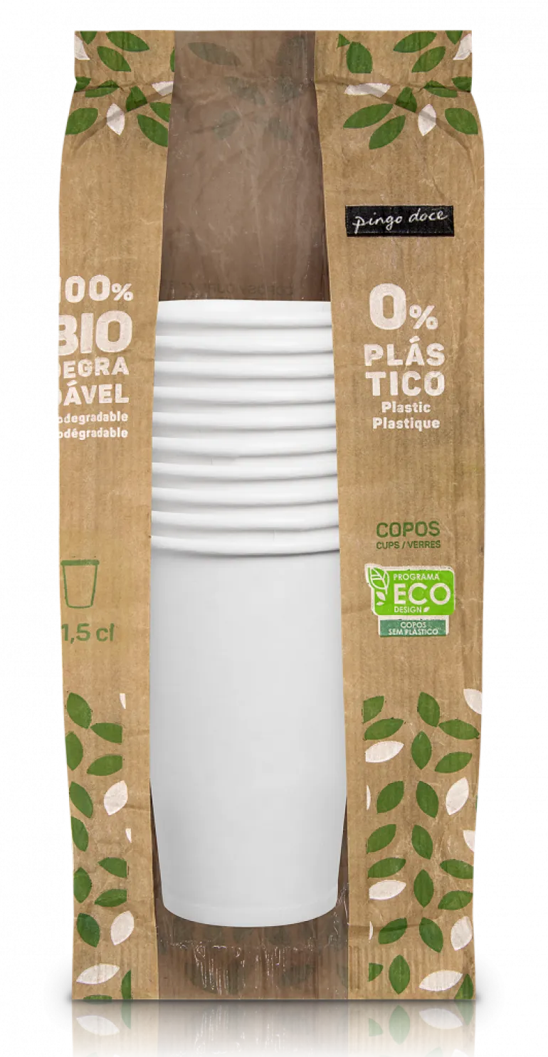 Copos de Cartão 21,5 cl Pingo Doce 10 un