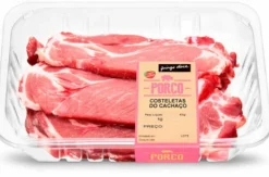 Costeletas do Cachaço de Porco Embaladas