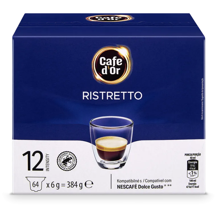 Cápsulas de Café Dolce Gusto Ristretto