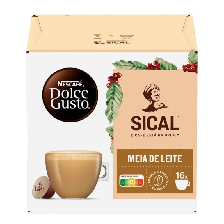 Cápsulas de Café Dolce Gusto Sical Meia de Leite