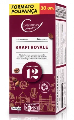 Cápsulas de Café Kaapi Royale