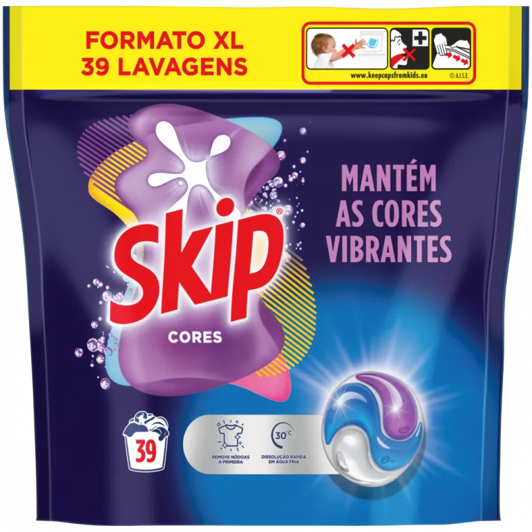 Cápsulas para Máquina da Roupa Active Cores