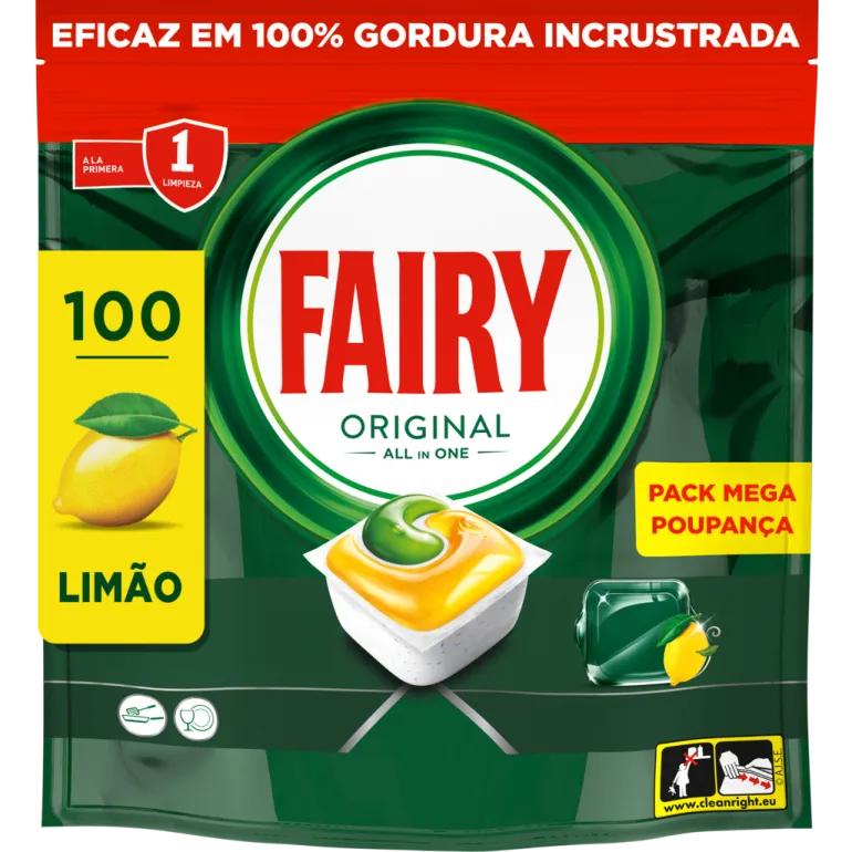 Cápsulas para Máquina Loiça All in 1 Limão
