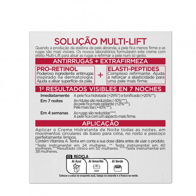 Creme de Noite Revitalift com Pro-Retinol