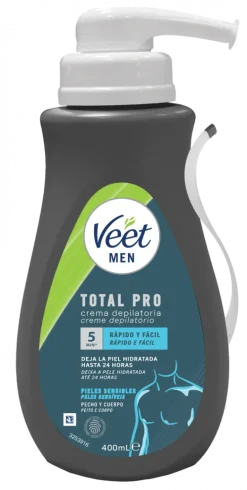 Creme Depilatório Men Total Pro Corpo Pele Sensível