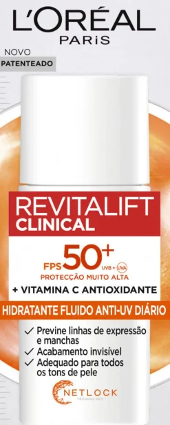 Creme de Rosto Dia Revitalift Clinical Vitamina C FPS 50