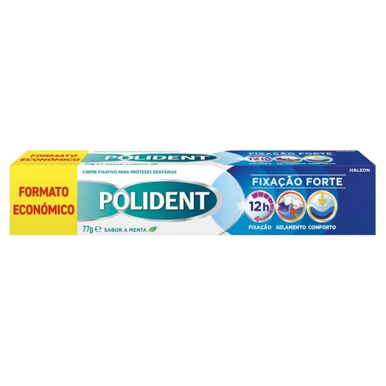 Creme Fixador de Próteses Dentárias Forte Sabor Menta