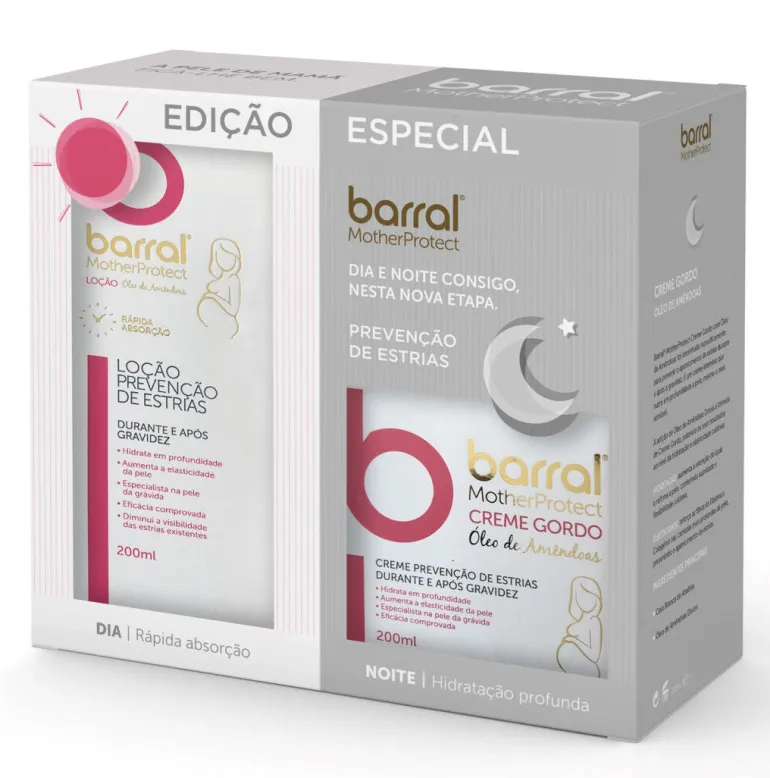 Creme Gordo Mother Protect Prevenção Estrias Pack