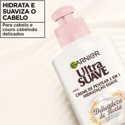 Creme para Pentear Ultra Suave 2 em 1 Delicadeza de Aveia