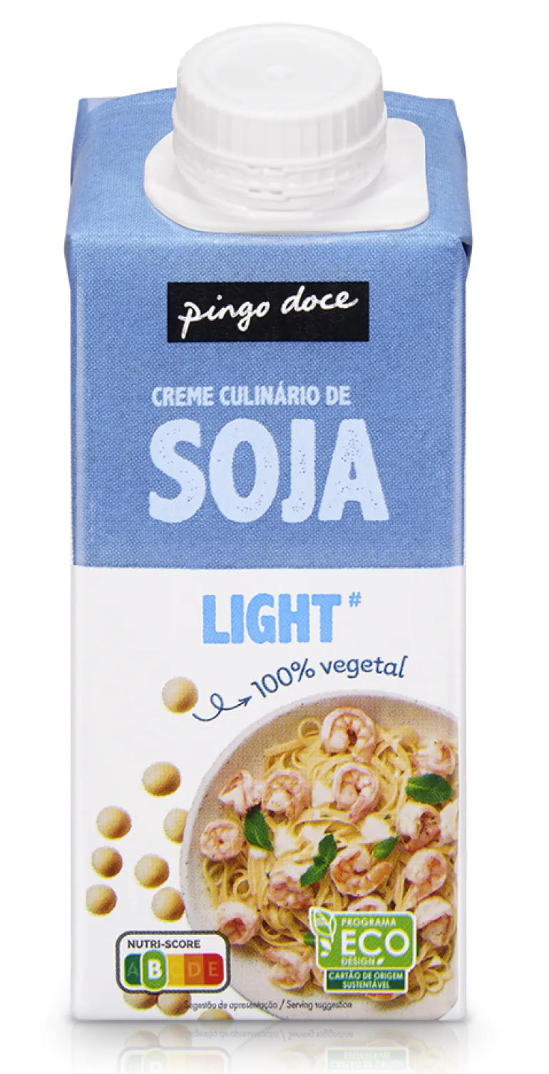 Creme Vegetal de Soja para Culinária Light