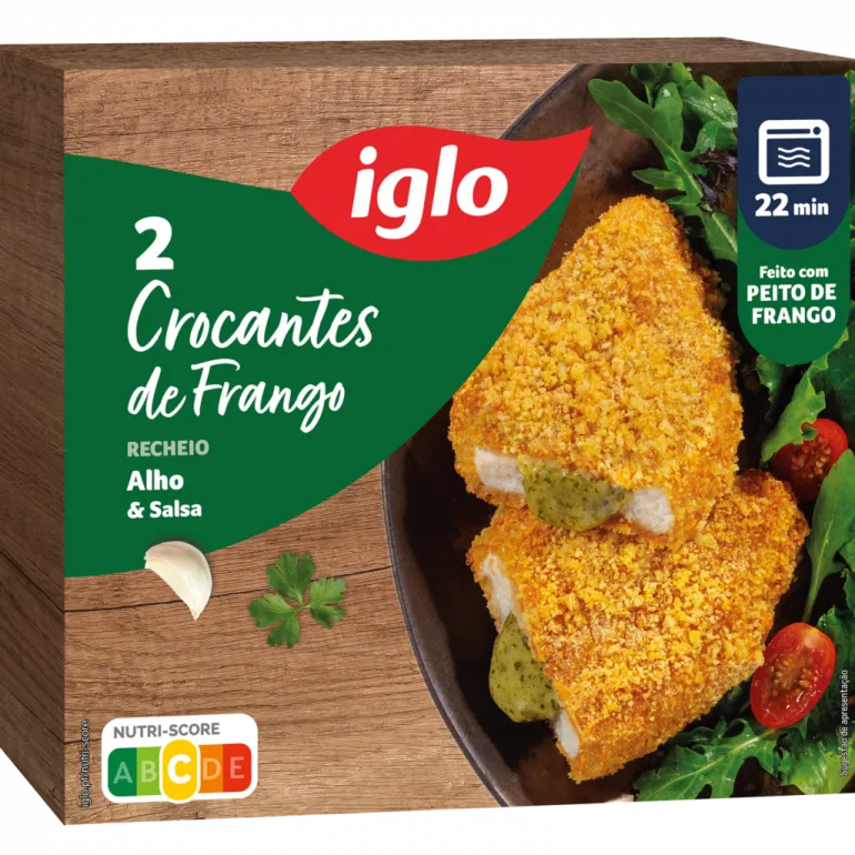 Crocantes de Frango com Recheio de Alho & Salsa