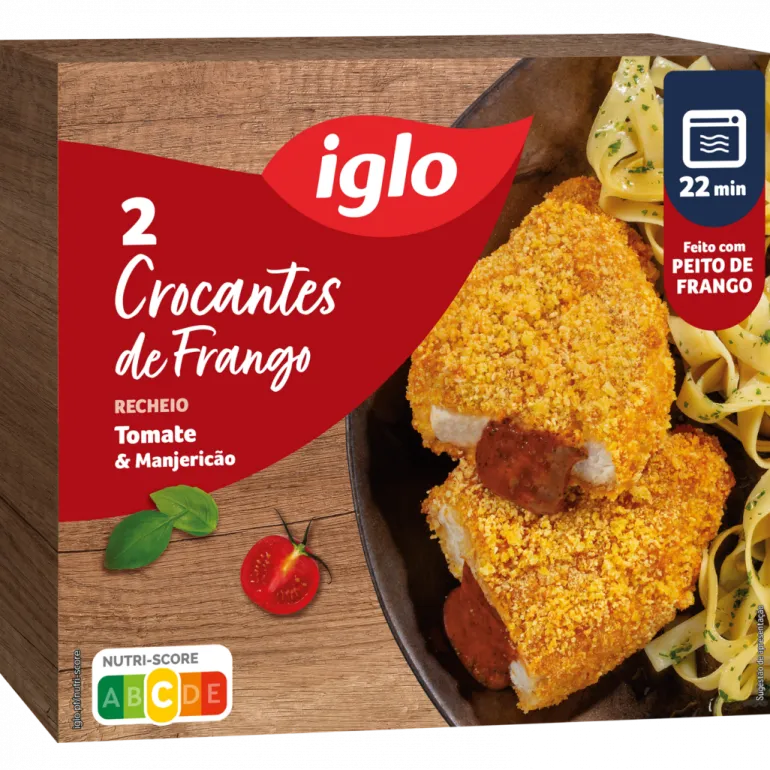 Crocantes de Frango com Recheio de Tomate e Manjericão