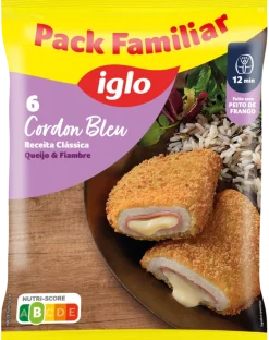Crocantes de Frango Cordon Bleu Congelados