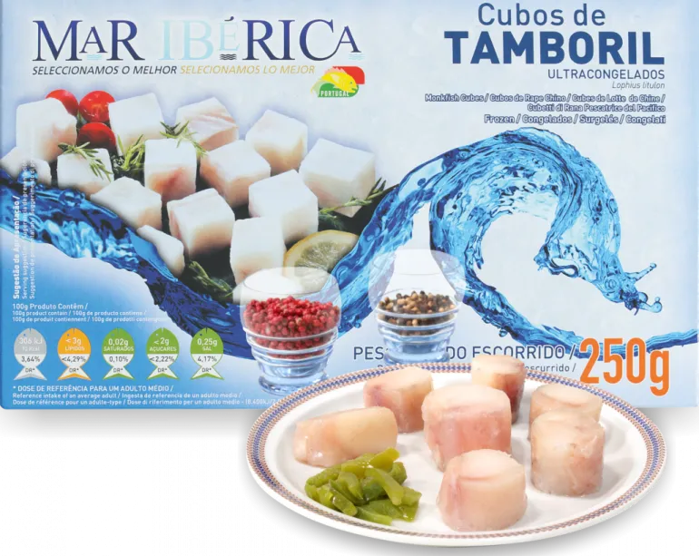 Cubos de Tamboril Congelados