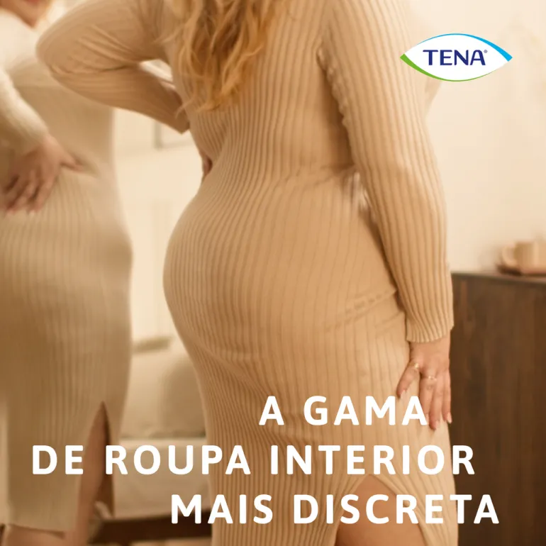 Cuecas Incontinência Mulher TENA Silhouette Creme M