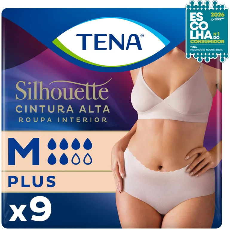 Cuecas Incontinência Mulher TENA Silhouette Creme M