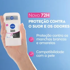 Desodorizante em Stick Black & White Invisible Original