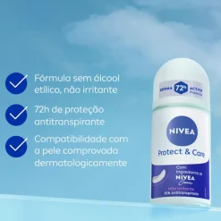 Desodorizante Roll-On Protect & Care