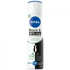 Desodorizante Spray Active Black & White
