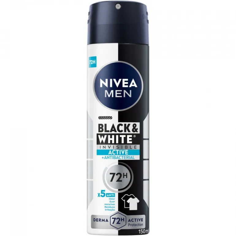 Desodorizante Spray Active Men Black & White