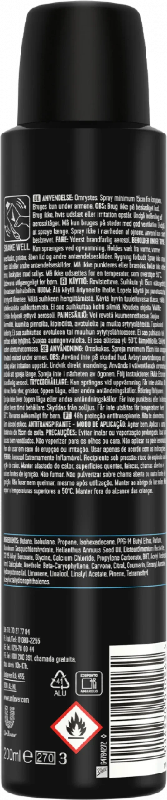 Desodorizante Spray Cobalt 48h