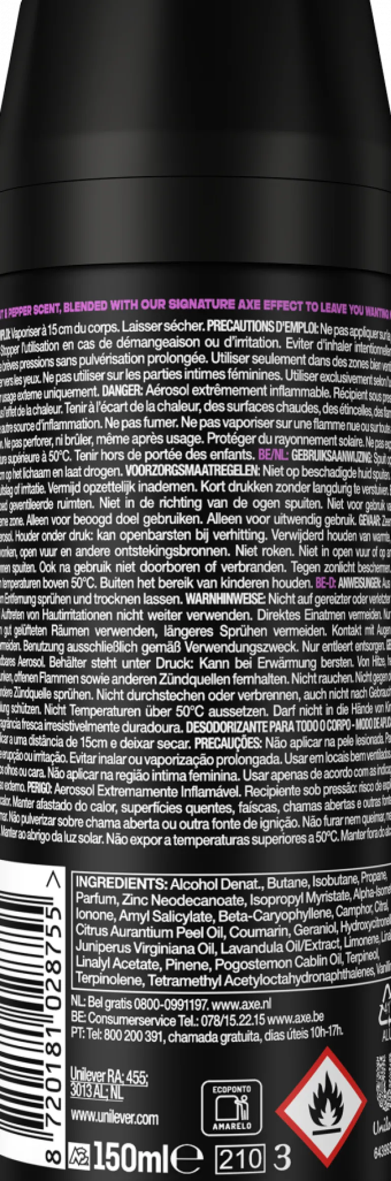 Desodorizante Spray Excite