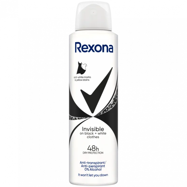 Desodorizante Spray Invisible Black & White