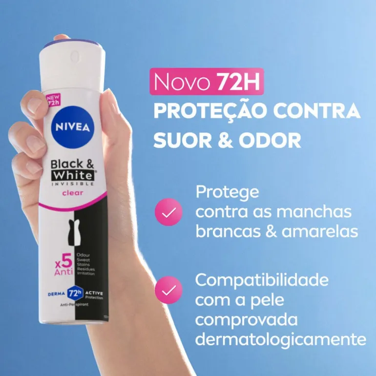 Desodorizante Spray Invisible for Black & White Original