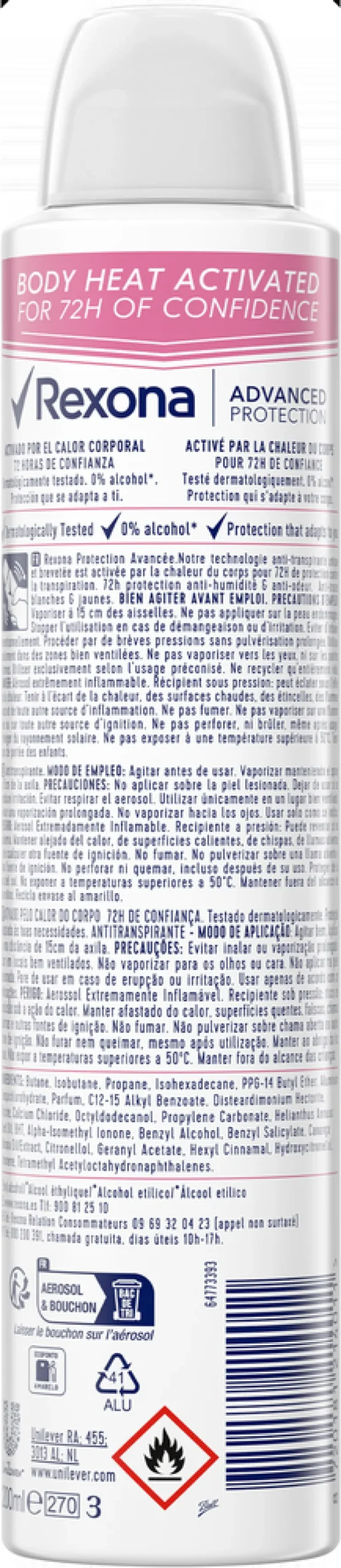 Desodorizante Spray Invisible Pure 72h