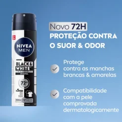 Desodorizante Spray Men Black & White Invisible Power
