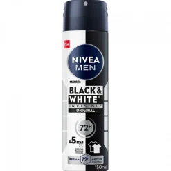 Desodorizante Spray Men Black & White Invisible Power