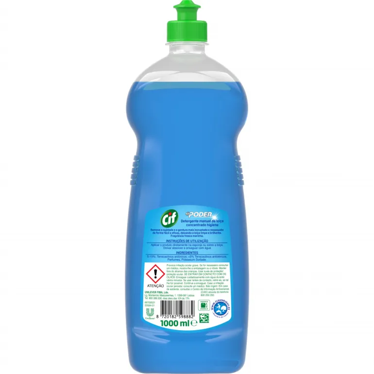 Detergente Loiça Manual Higiene +Poder