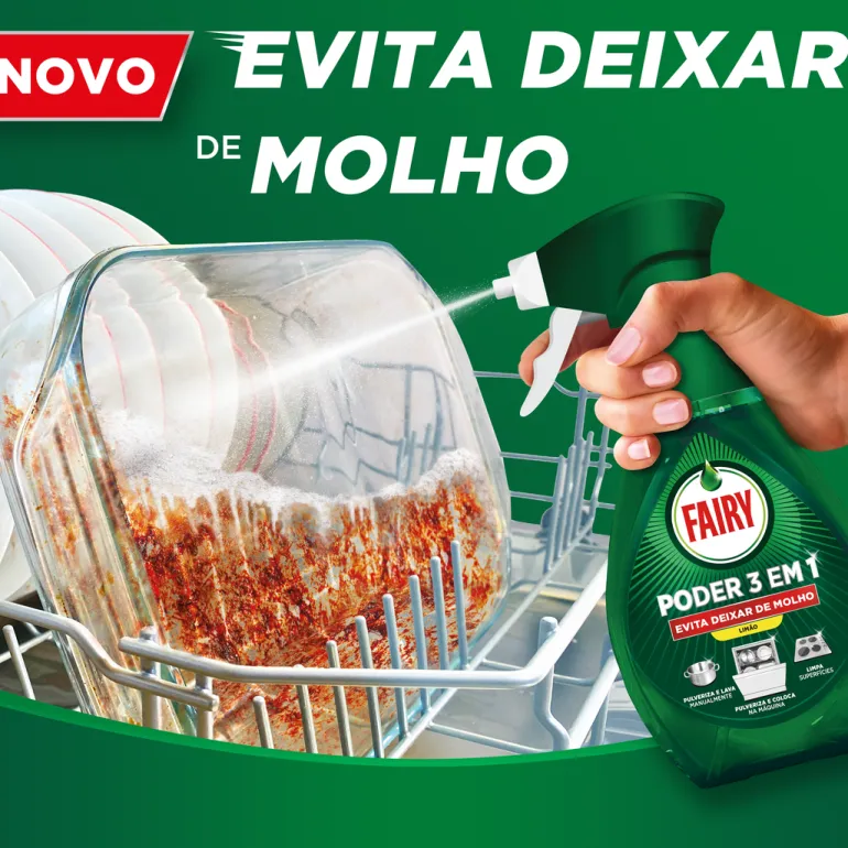 Detergente Loiça Spray Limão 3 em 1