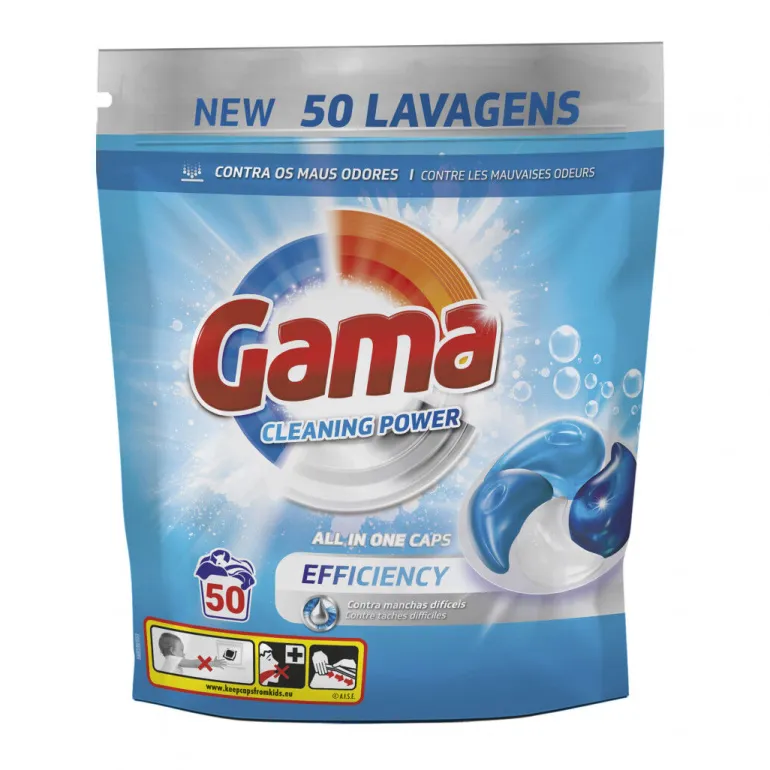 Detergente Máquina Roupa Cápsulas Efficiency