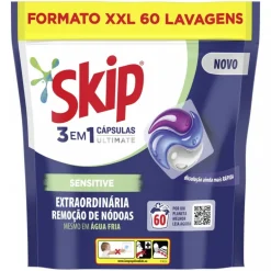 Detergente Máquina Roupa Cápsulas Sensitive