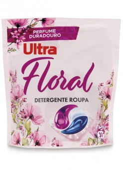 Detergente Máquina Roupa Cápsulas Floral