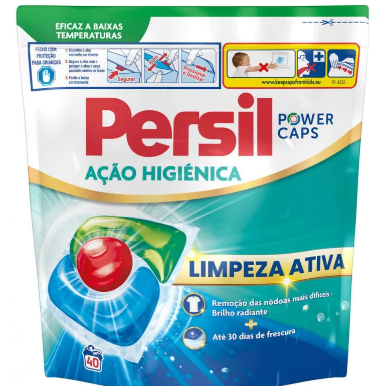 Detergente Máquina Roupa Cápsulas Higiene