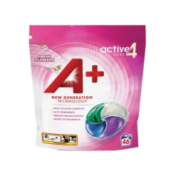 Detergente Máquina Roupa Cápsulas Active 4 Fresh Flowers