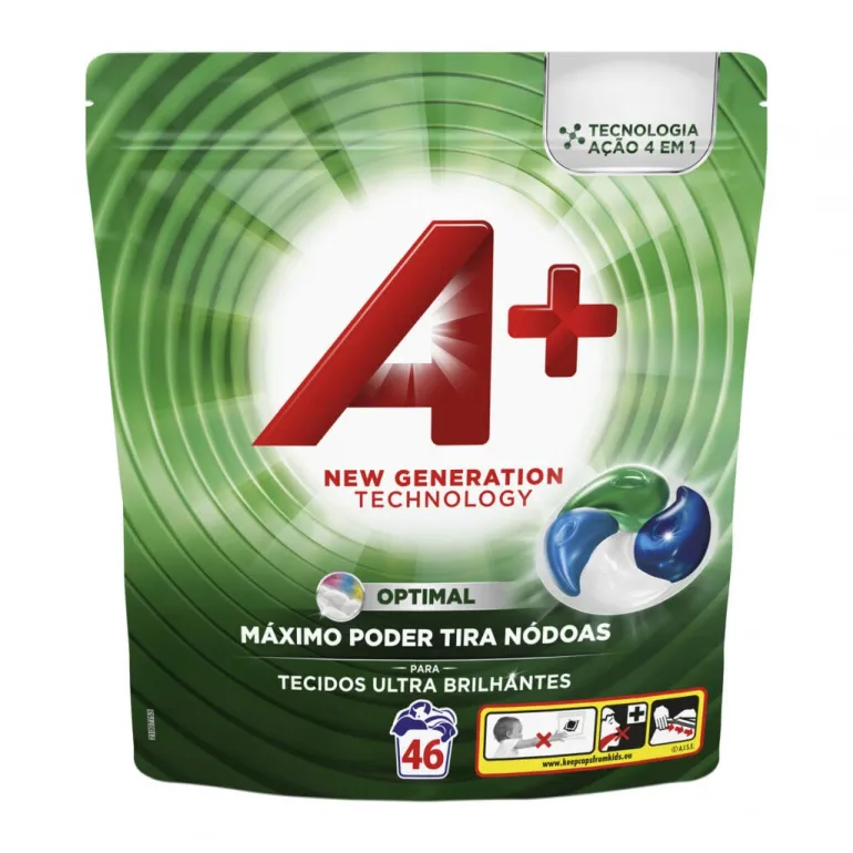 Detergente Máquina Roupa Cápsulas Active 4 Optimal