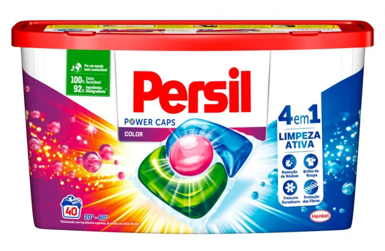 Detergente Máquina Roupa Cápsulas Cores