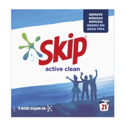 Detergente Máquina Roupa em Pó Active Clean