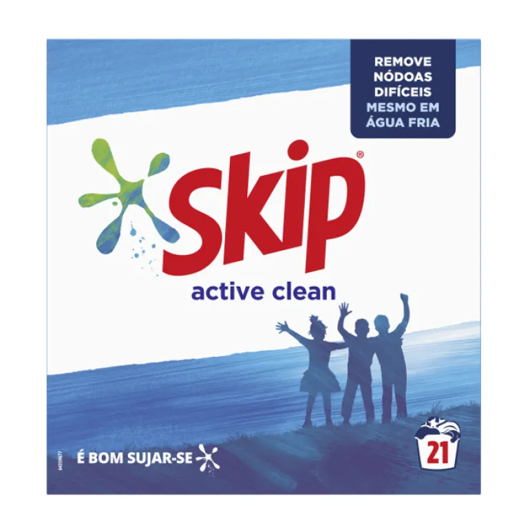 Detergente Máquina Roupa em Pó Active Clean